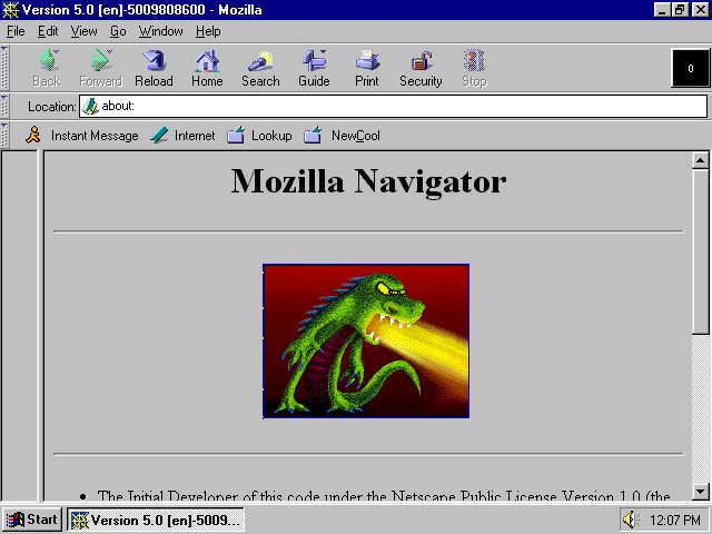 netscape navigator 4 x