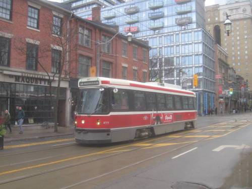 [Toronto streetcar]