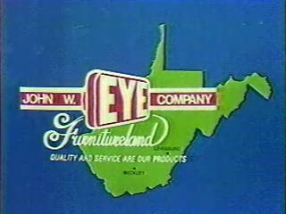 [WSWP-TV 1988 capture - John W. Eye Company Furnitureland]