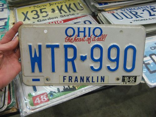 [Ohio licence plate]