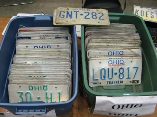 [Ohio licence plates]