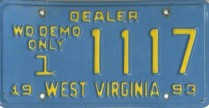 [West Virginia 1993 WD demo only]