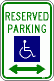 [Reserved Parking Handicapped]