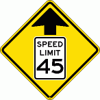 [Speed Limit 45 Ahead]
